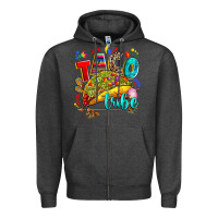 Charcoal Heather taco tribe Zipper Hoodie - RanaPortraitStore