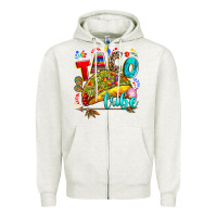 Oatmeal Heather taco tribe Zipper Hoodie - RanaPortraitStore