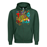 Sports Green taco tribe Zipper Hoodie - RanaPortraitStore
