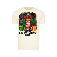 Vintage Arctic I'm Watching You Elf Vintage Tee - FaDigitalArtStudio
