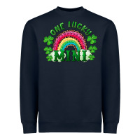 Navy st patricks day one lucky mini Heavyweight Sweatshirt - RanaPortraitStore