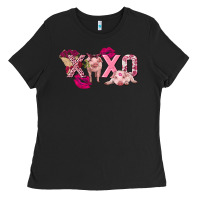Valentine's Day Pig Xoxo Ladies Tee | Teevron