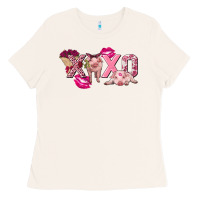 Bone Valentine's Day Pig Xoxo Ladies Tee - FaDigitalArtStudio