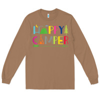 Toasted Coconut camping arrow camper happy summer camp camping kids 635 Long Sleeve Tee - baoMotion