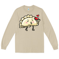 Mushroom pierogi lovers t  shirt pierogi kawaii emoticon polish food dyngus day Long Sleeve Tee - baoMotion