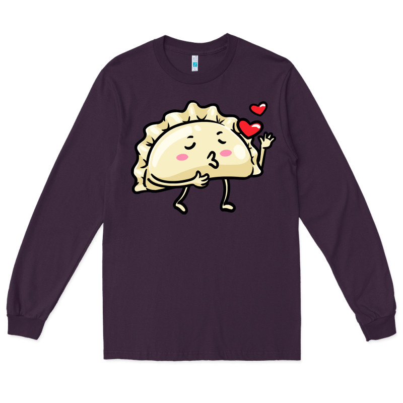 Pierogi Lovers T  Shirt Pierogi Kawaii Emoticon Polish Food Dyngus Day Long Sleeve Tee by baoMotion | Teevron