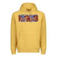 Antique Gold little miss america Premium Hoodie - Artiststas