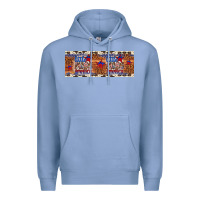 Colony Blue little miss america Premium Hoodie - Artiststas