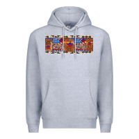 Heather Grey little miss america Premium Hoodie - Artiststas