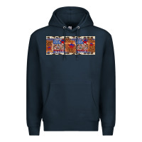 Navy little miss america Premium Hoodie - Artiststas