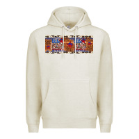 Oatmeal Heather little miss america Premium Hoodie - Artiststas