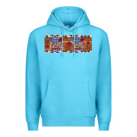 Ocean Blue little miss america Premium Hoodie - Artiststas