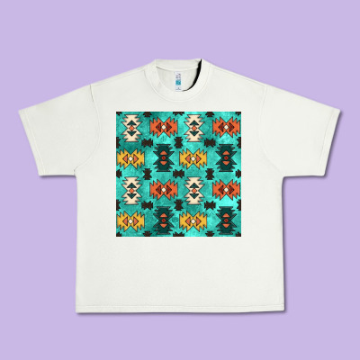 Native American Aztec Seamless Pattern 3 Urban Heavy Tee Designed By Bundleandbundleshop