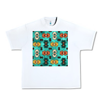 White native american aztec seamless pattern 3 Urban Heavy Tee - BundleAndBundleShop
