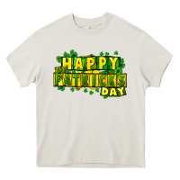Cream Happy St. Patrick's Day Heavy Core Tee - HowdyJamesFarm