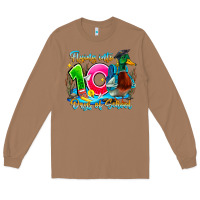 Toasted Coconut name flying into 100 days of school Long Sleeve Tee - CowhideDigitalArt