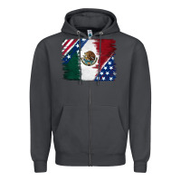 Smoke Mexican With American Flag Zipper Hoodie - RanaPortraitStore