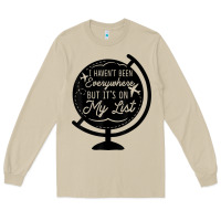 Mushroom i haven't been everywhere but it's on my list travel t shirt Long Sleeve Tee - baoMotion