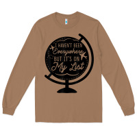 Toasted Coconut i haven't been everywhere but it's on my list travel t shirt Long Sleeve Tee - baoMotion
