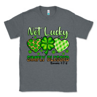 Charcoal Heather St. Patrick's Not lucky simply blessed Classic Tee - OliviaCreatesArt
