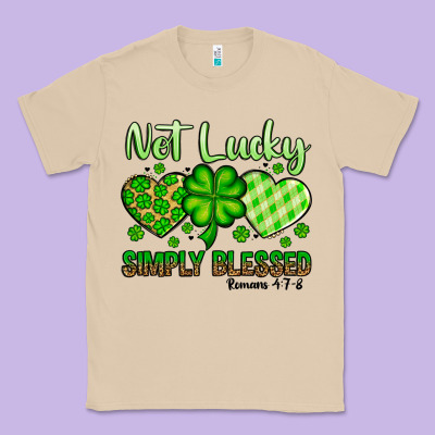 St. Patrick's Not Lucky Simply Blessed Classic Tee Designed By Oliviacreatesart