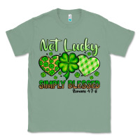 Sage St. Patrick's Not lucky simply blessed Classic Tee - OliviaCreatesArt