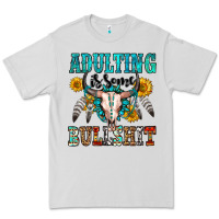 Dove Grey adulting is some bullshit Premium Tee - OliviaCreatesArt