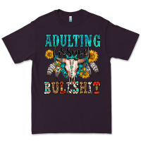 Plum adulting is some bullshit Premium Tee - OliviaCreatesArt