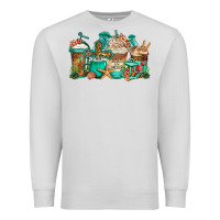 Dove Grey jesus is my anchor coffee cups Premium Sweatshirt - Jasminsmagicworld