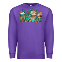 Purple jesus is my anchor coffee cups Premium Sweatshirt - Jasminsmagicworld