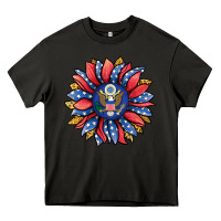 Asphalt american sunflower Heavy Core Tee - Jasminsmagicworld