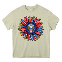 Mossy american sunflower Heavy Core Tee - Jasminsmagicworld