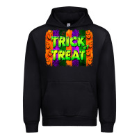 Black trick or treat brushstroke Urban Hoodie - Jasminsmagicworld