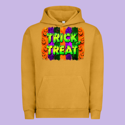 Trick Or Treat Brushstroke Urban Hoodie Designed By Jasminsmagicworld