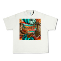 Pistachio western thanksgiving seamless pattern Urban Heavy Tee - BundleAndBundleShop