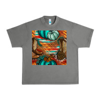 Tornado western thanksgiving seamless pattern Urban Heavy Tee - BundleAndBundleShop