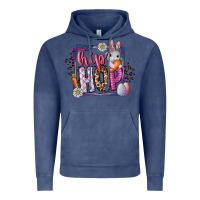 Vintage Denim hip hop Vintage Hoodie - CowhideDigitalArt