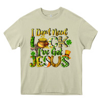 Mossy I don't need luck i've got Jesus Heavy Core Tee - CowGirlArtShop