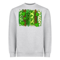 Heather Grey st patricks day brush stroke Heavyweight Sweatshirt - RanaPortraitStore