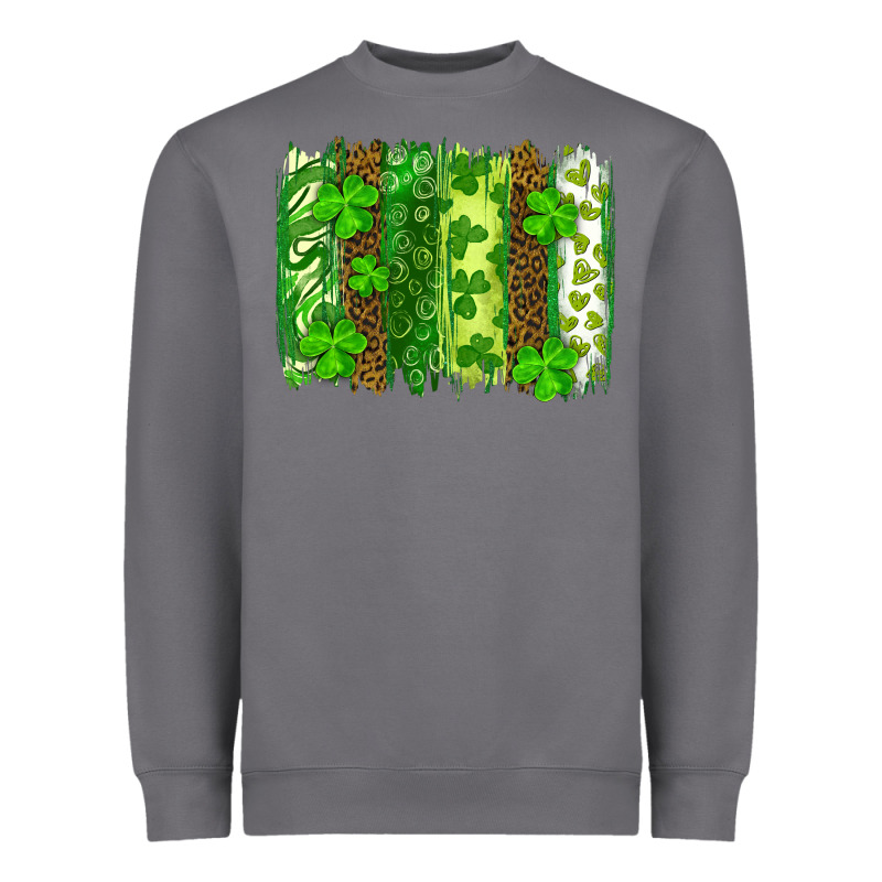 St Patricks Day Brush Stroke Heavyweight Sweatshirt by RanaPortraitStore | Teevron