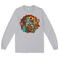 Moon Dust Fall Vibes Long Sleeve Tee - CowhideDigitalArt
