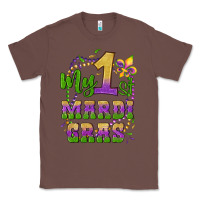 Chestnut my first mardi gras glitter fleur de lis Classic Tee - Artiststas