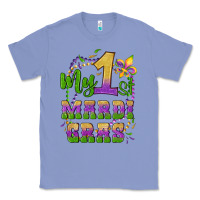 Colony Blue my first mardi gras glitter fleur de lis Classic Tee - Artiststas