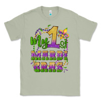 Matcha my first mardi gras glitter fleur de lis Classic Tee - Artiststas