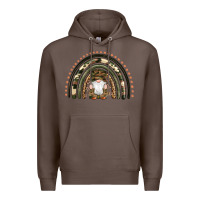 Coffee camouflage gnomes rainbow Premium Hoodie - Artiststas