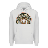 Dove Grey camouflage gnomes rainbow Premium Hoodie - Artiststas
