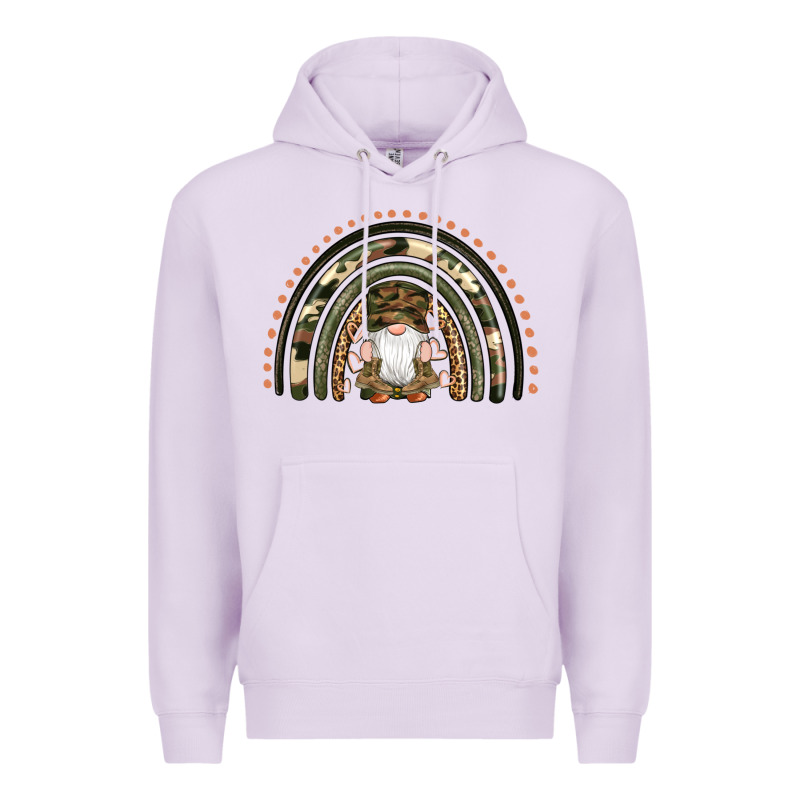 Camouflage Gnomes Rainbow Premium Hoodie by Artiststas | Teevron