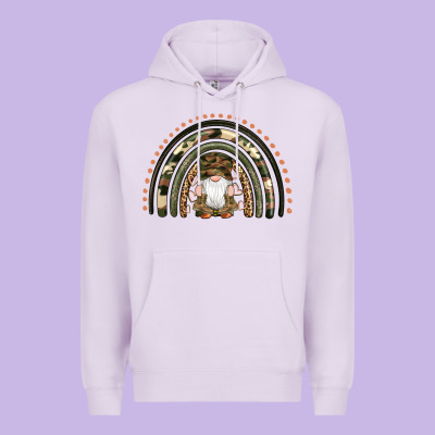 Camouflage Gnomes Rainbow Premium Hoodie Designed By Artiststas