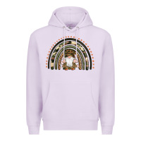 Lilac camouflage gnomes rainbow Premium Hoodie - Artiststas