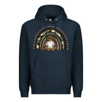 Navy camouflage gnomes rainbow Premium Hoodie - Artiststas